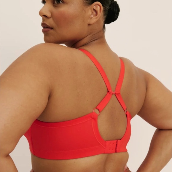 Knix The One&Only Scoop Bra Vibrant Red Sports Bra size XL+ - Picture 5 of 8